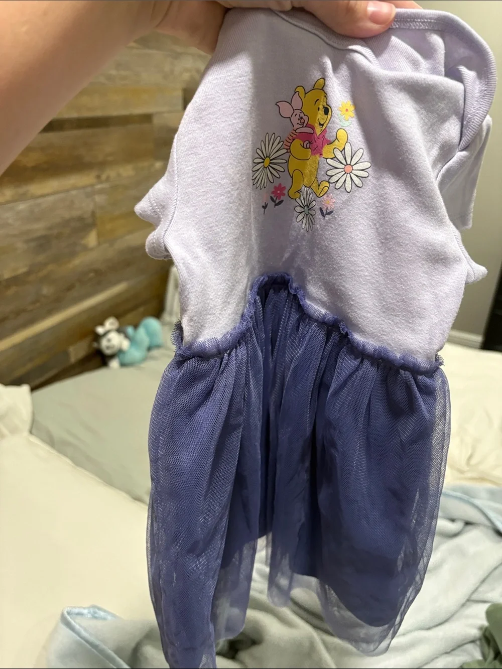 Disney Baby Lilac Winnie the Pooh Top with Daisy